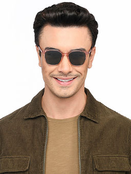John Jacobs - Women Full Polarised Uv Protected Stylish & Premium Square Green Lens Sunglasses
