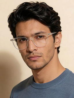 Lenskart Blu - Clear Square Computer Glasses - LB E13526