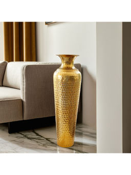 Ekhasa - Tall Big Metallic Flower Vase For Home Decor