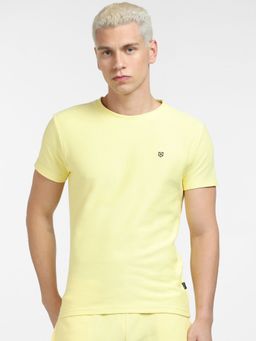 Jack & Jones - Yellow Co-ord Crew Neck T-shirt