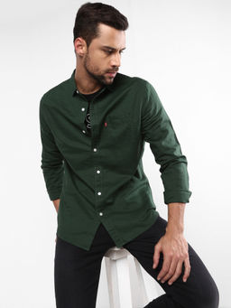 Levi's - Men Green Slim Fit Casual Shirt