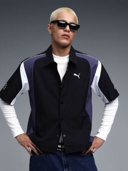 Puma - Black Printed Half Sleeves Regular Shirt