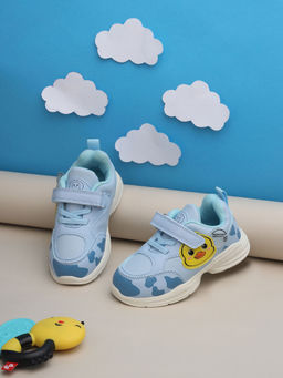 Truffle Collection - Blue PU Velcro Sneakers