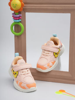 Truffle Collection - Pink PU Velcro Sneakers