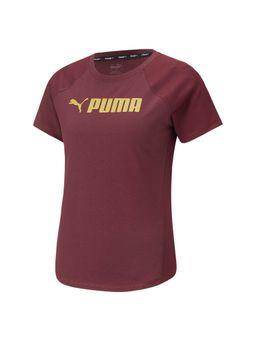 Puma - Fit Logo Womens Purple T-Shirts