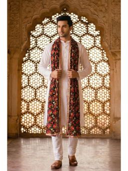 Zamour - Multi-Color Embroidered Dupatta