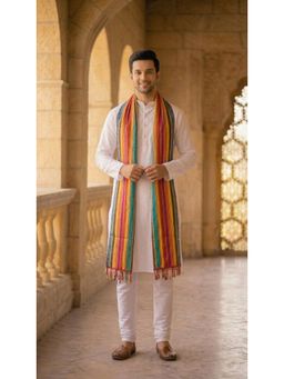 Zamour - Multi-Color Stripes Dupatta