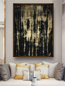 The Art House - Black Abstract Painting Wall Art
