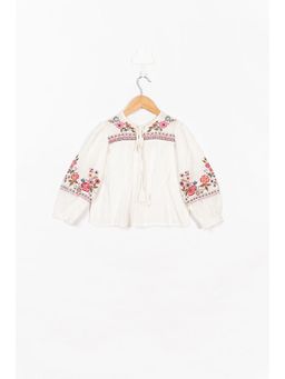 The Little Trunk - Embroidery & Tassel Detail Top