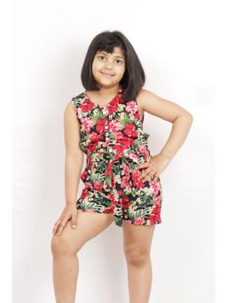 The Little Trunk - Floral Print Playsuit