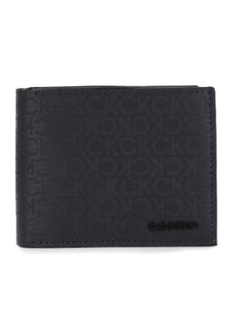 Calvin Klein - Men Leather Textured Navy Blue Wallet