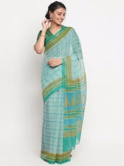 Fabindia - Cotton Silk Kota Printed Sari