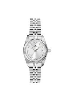 Jacques Du Manior - Inspiration Swiss Made Analogue Silver Round Dial Womens Watch- Nro.02
