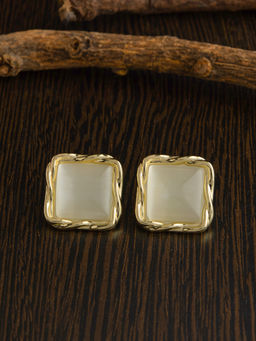 E2O - Gold Stud Earrings For Women