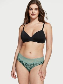 Victoria's Secret - Green Lace Waist Cotton Hiphugger Panty (XS)