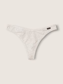 Victoria's Secret - Grey Cotton Thong Panty (2XL)