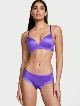 Victoria's Secret - Purple Very Sexy Lace-Trim Cheeky Brief Panty (S)