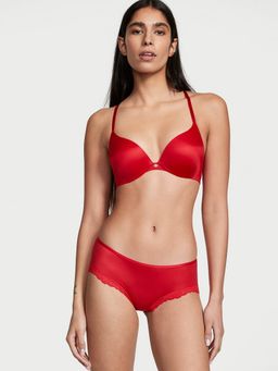Victoria's Secret - Red Very Sexy Lace-Trim Cheeky Brief Panty
