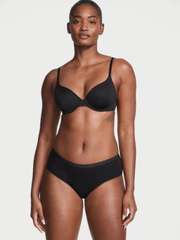 Victoria's Secret - Black Stretch Cotton Hiphugger Panty