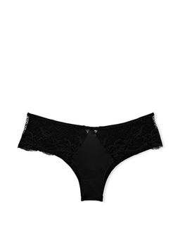 Victoria's Secret - Black Very Sexy Lace-Trim Cheeky Brief Panty (S)
