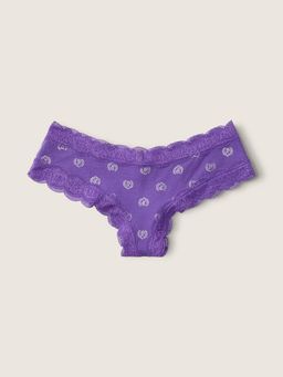 Victoria's Secret - Purple Lace Trim Cheekster Underwear (XS)