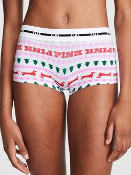 Victoria's Secret - White Logo Boyshort