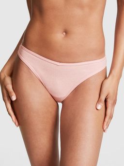 Victoria's Secret - Pink Cotton Thong Panty
