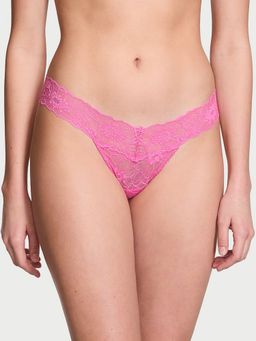 Victoria's Secret - Pink The Lacie Lace Thong Panty