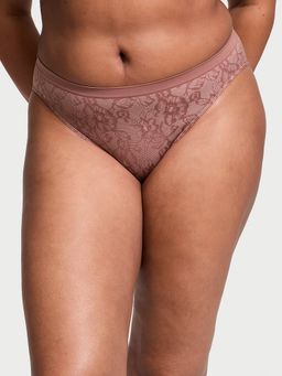 Victoria's Secret - Brown Printed Brief Panty (XS)