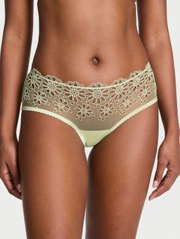 Victoria's Secret - Green The Lacie Eyelet Mesh Cheeky Brief Panty