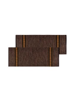 Black Gold - Ace Stain & Fade Resistant Entrance Scraper Indoor Outdoor Mat Brown (Pack of 2)
