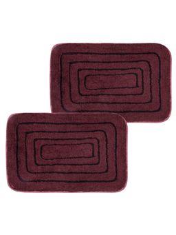 Black Gold - Blackline Stain & Fade Resistant Entrance Scraper Indoor Outdoor Mat Pink (Pack of 2)