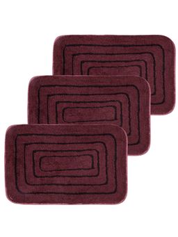 Black Gold - Blackline Stain & Fade Resistant Entrance Scraper Indoor Outdoor Mat Pink (Pack of 3)