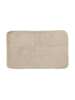 Black Gold - Galaxy Rabbit Fur Eco-Friendly Ultra Soft Faux Plush Floor Mat Beige (Pack of 3)