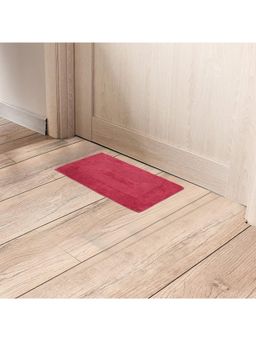 Black Gold - Reversable Plain Stain & Fade Resistant Entrance Indoor Outdoor Mat Pink