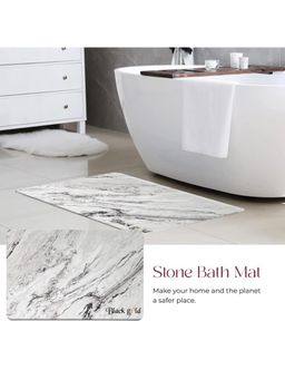 Black Gold - Stone Bath Mat for Bathroom Grey