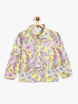 Campana - Girls Melody Style Floral Printed Shirt