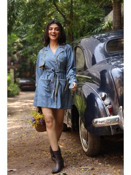 Amoh - Blazer Top with Shorts