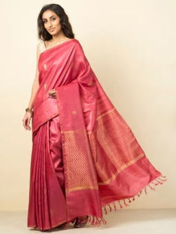 Fabindia - Silk Tussar Woven Sari