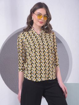 CRIMSOUNE CLUB - Women Motif Multi-color Printed Top