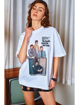 Bonkers Corner - Yesterday and Today Oversized T-Shirt