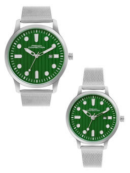 French Connection - Women Green Dial Analog Watch (FCN080NSM) (M)
