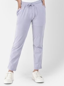 CRIMSOUNE CLUB - Girls Plain Lilac Lounge Pants