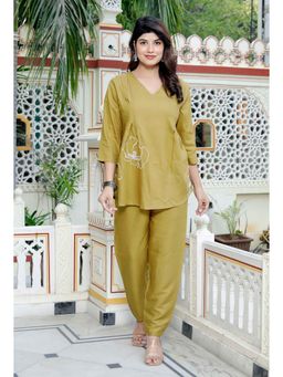 Miravan - Green Solid Co-Ord (Set of 2)