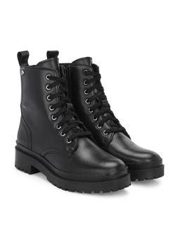 Delize - Mens Black Casual Derby Boots