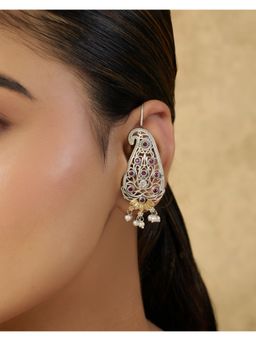 Indinoor - Tami Oxidised Dangler Earrings