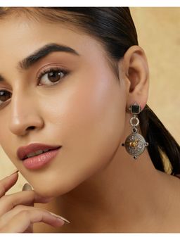 Indinoor - Avara Oxidised Dangler Earrings