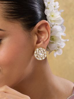 Indinoor - Damyant Kundan Polki Studs