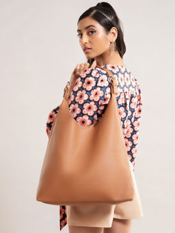 Twenty Dresses by Nykaa Fashion - Tan Winter Bohemia Hand Bag