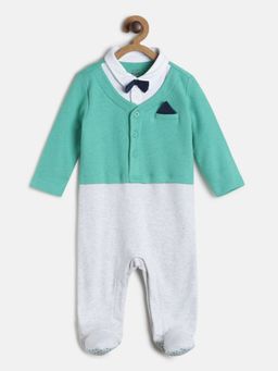 MINI KLUB - Boys Green Sleep Suit